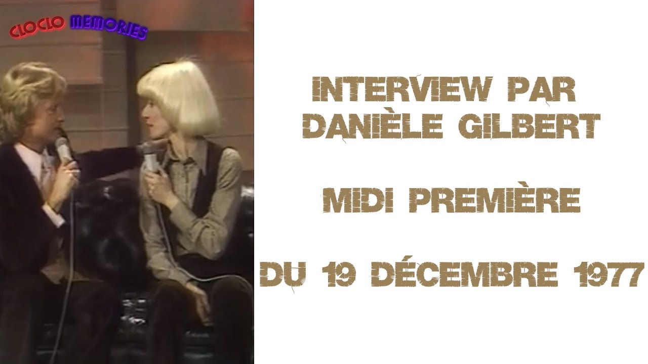 Claude François questionné par Danièle Gilbert | Midi première, du 19 décembre 1977