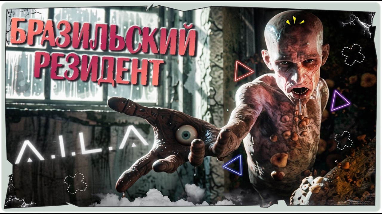 👹Бразильский RESIDENT EVIL - A.I.L.A ➤ Прохождение на русском ➤ HORROR STREAM