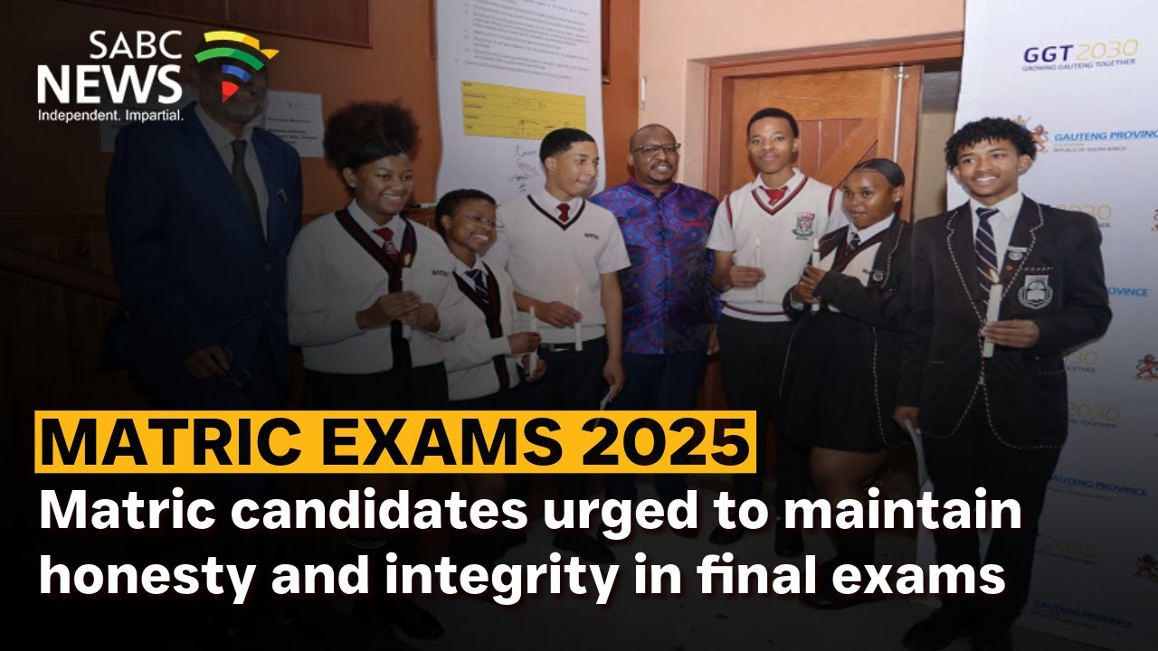 Matric candidates urged to maintain honesty and integrity in final ...