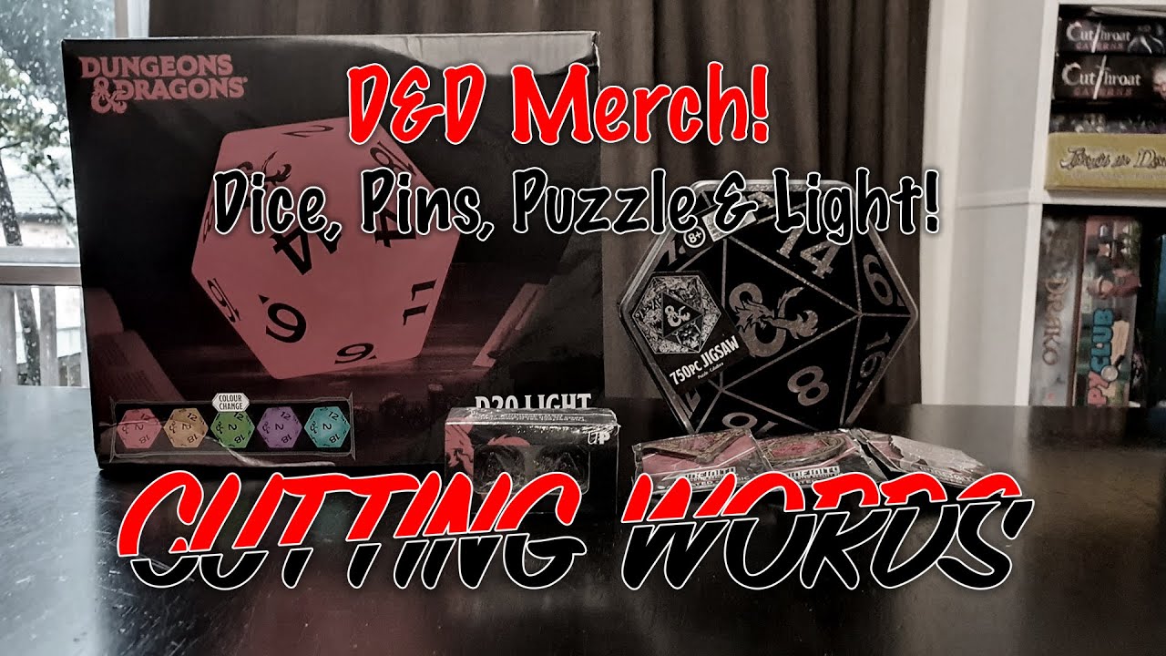 Unboxing: D&D Dice, Pins, Puzzle & Light!