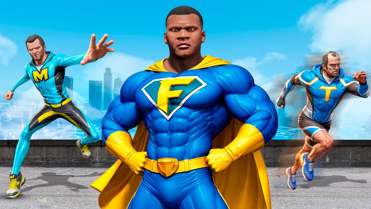 TODOS SÃO SUPER-HERÓIS NO GTA 5!
