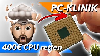 HILFE CPU Pin krumm Prozessor Reparatur - NZXT H1 Gaming PC Build AMD Ryzen