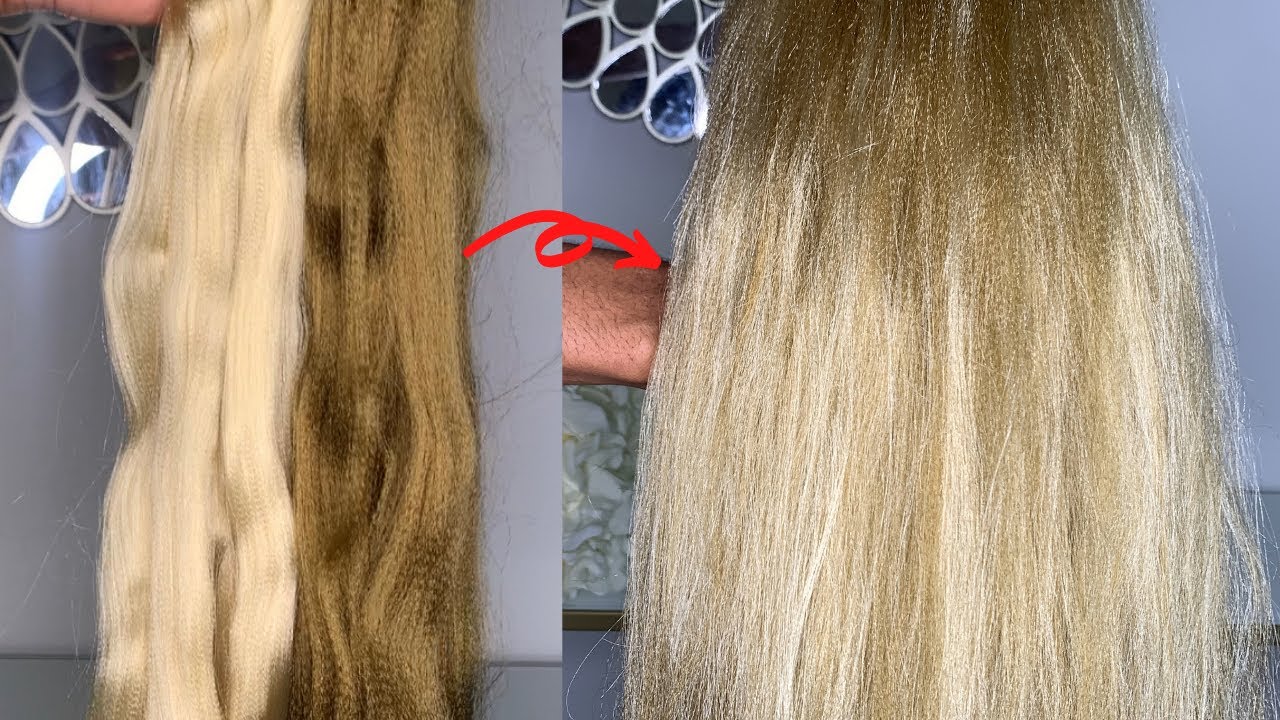 How to prefectly blend braiding hair using Xpression hair/custom color blend