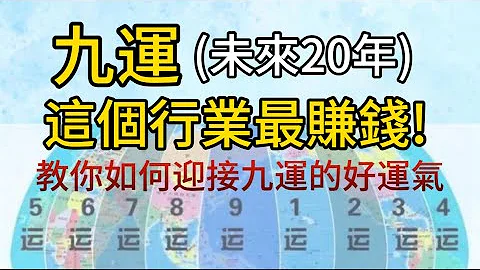 九运 (2024-2043)未来20年最赚钱的行业 I 5个九运最旺的行业 I 教你如何迎接九运的好运气！I 如何让你的行业成为九运最赚钱的行业 I 一本说风水 - 天天要闻