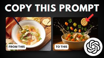 How to Create Advertisement Style Food Photo in ChatGPT