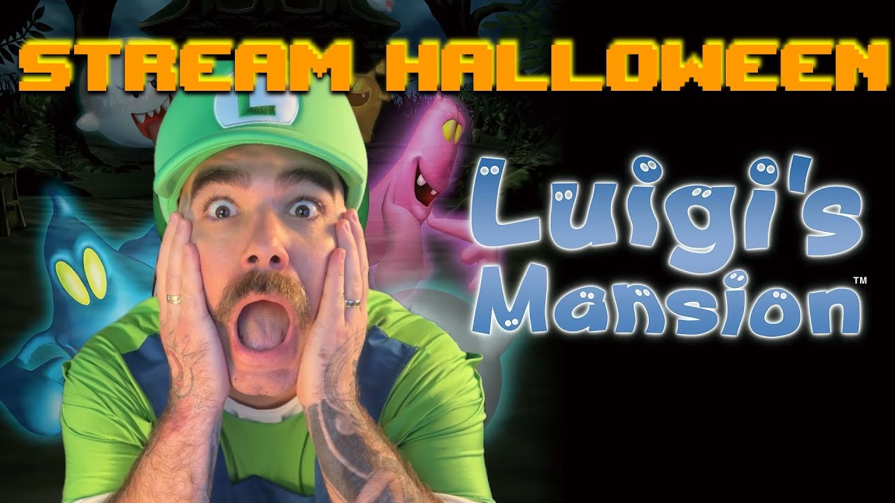 STREAM HALLOWEEN !!! Je fais Luigi's Mansion EN ENTIER !!