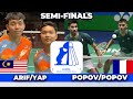 Popovpopov fra vs arifyap mas sf madrid spain master 2024 badminton