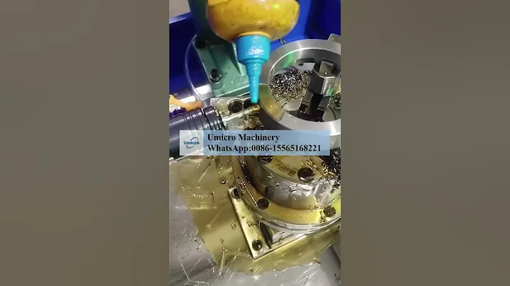 Flange machining with indexing dial #Automatic drilling and tapping machine #Automation equipment