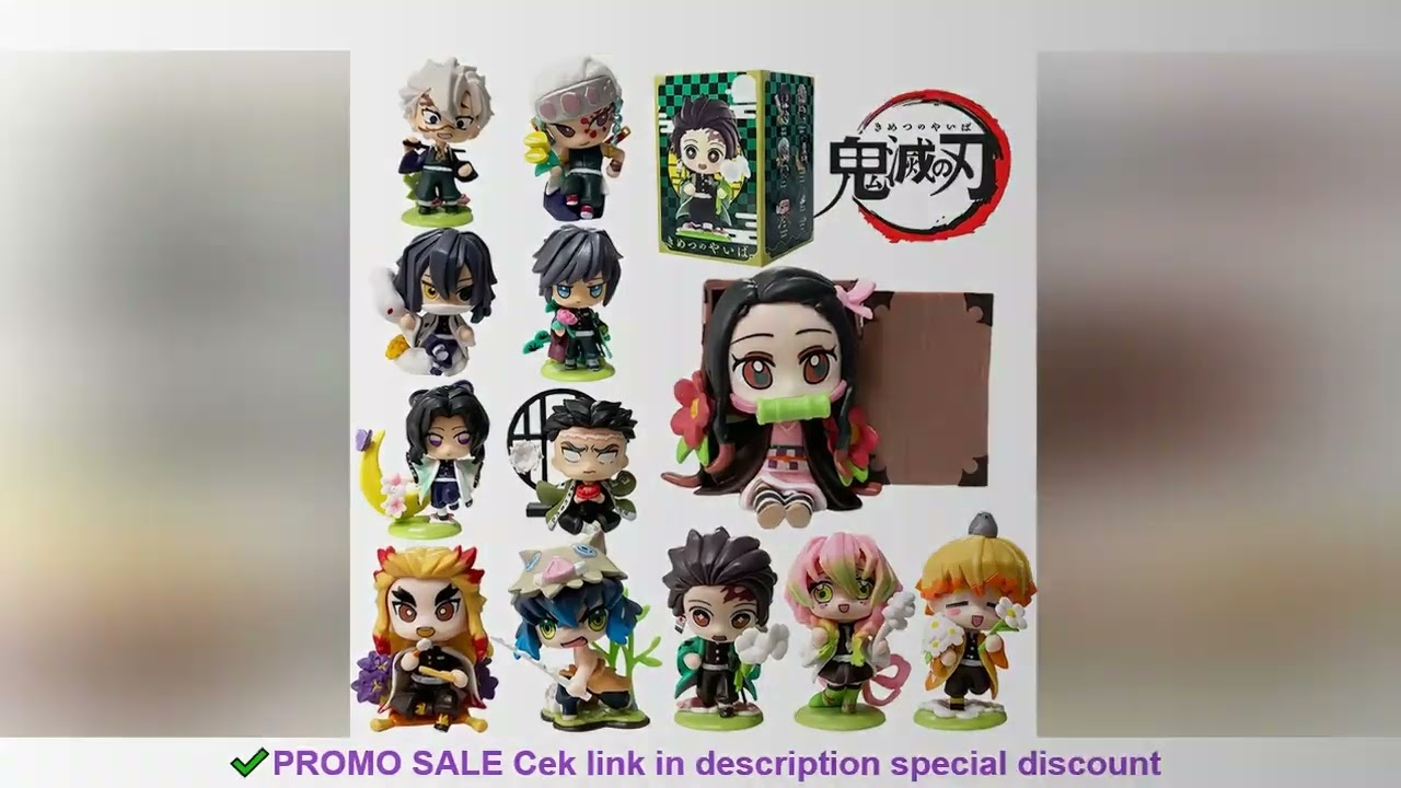 Demon Slayer Tanjiro Kamado Nezuko anime cartoon figure blind box creative personalized statue model