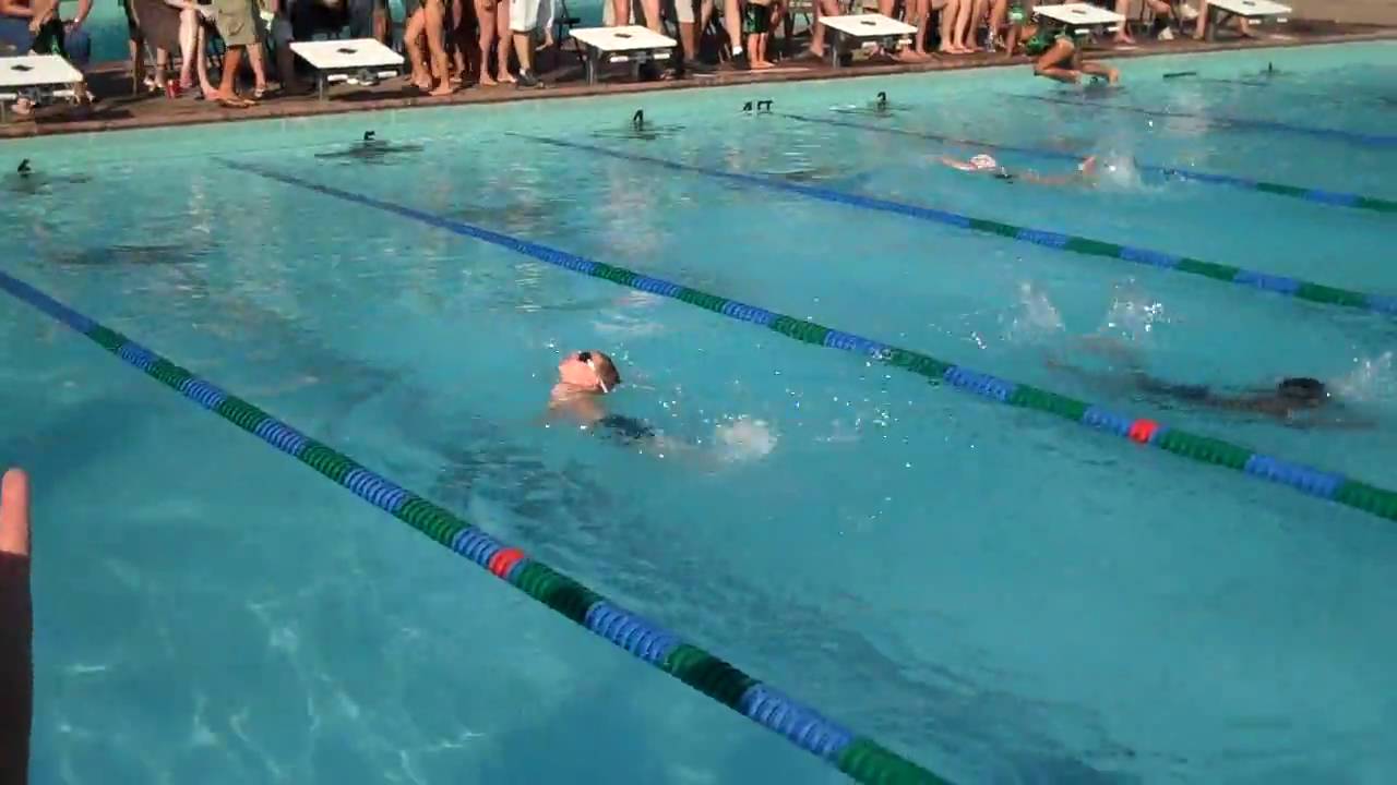 7/15/09 - Max swimming last leg (freestyle) of the 100 yard medley relay