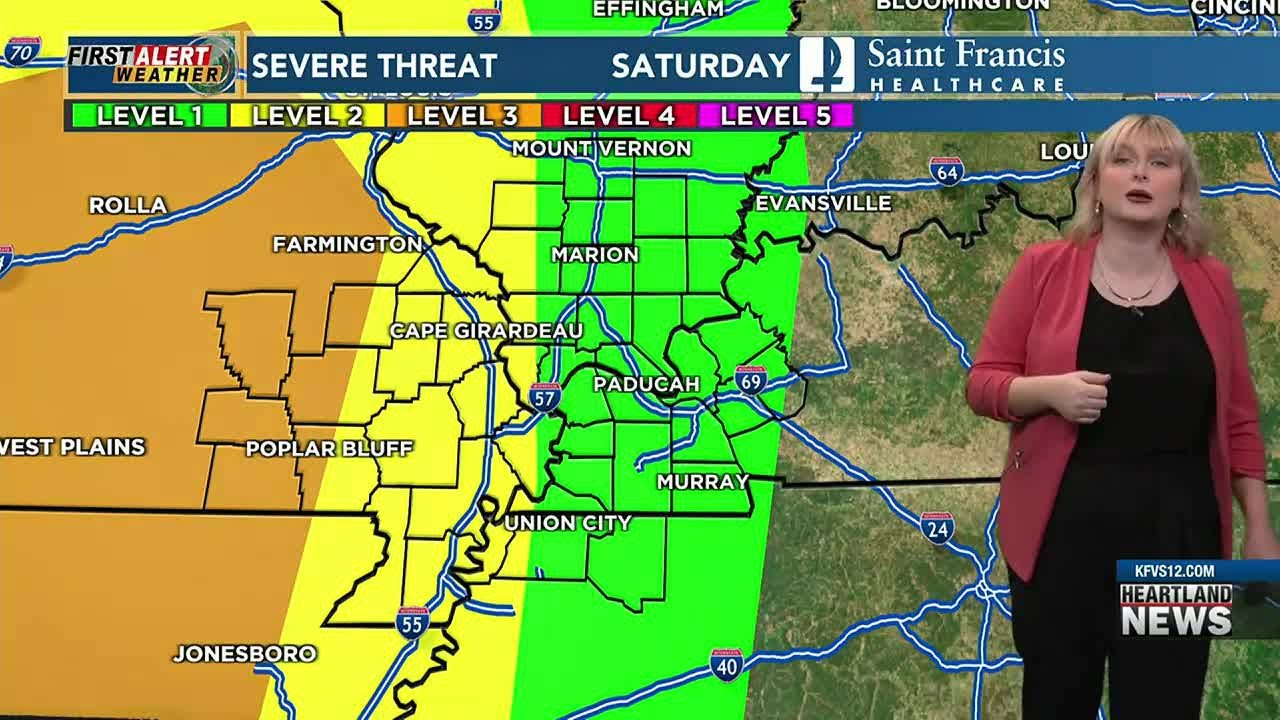 First Alert: Tracking strong storms Sat. evening - YouTube