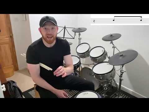 How To Count Rhythms On The Drums, Part 2 - GRADE 3 LEVEL