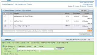 Searching for Evidence Based Literature in Medline via Ovid