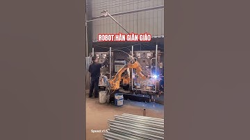 Hệ thống robot hàn giàn giáo     #sanxuatgiangiao #robothangiangiao #robothan #robothanmig