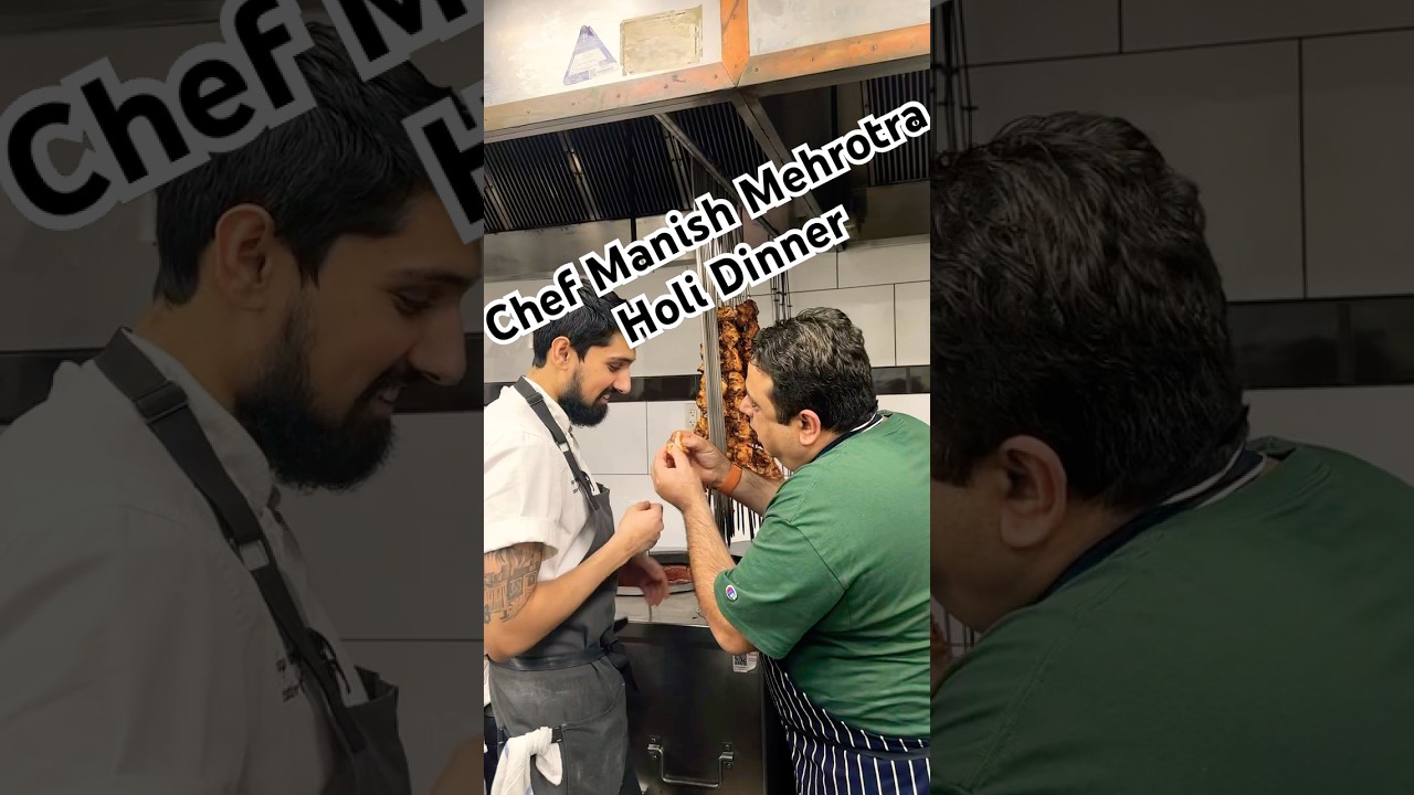 Holi dinner with Chef Manish Mehrotra 