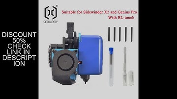 Artillery Sidewinder X2 And Genius Pro Extruder Kit, Automatic Leveling, Suitable For Cannons, Suppo