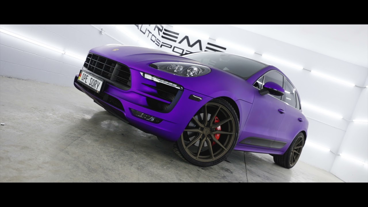 Porsche GTS Wrapped in KPMF Matte Royal Amethyst