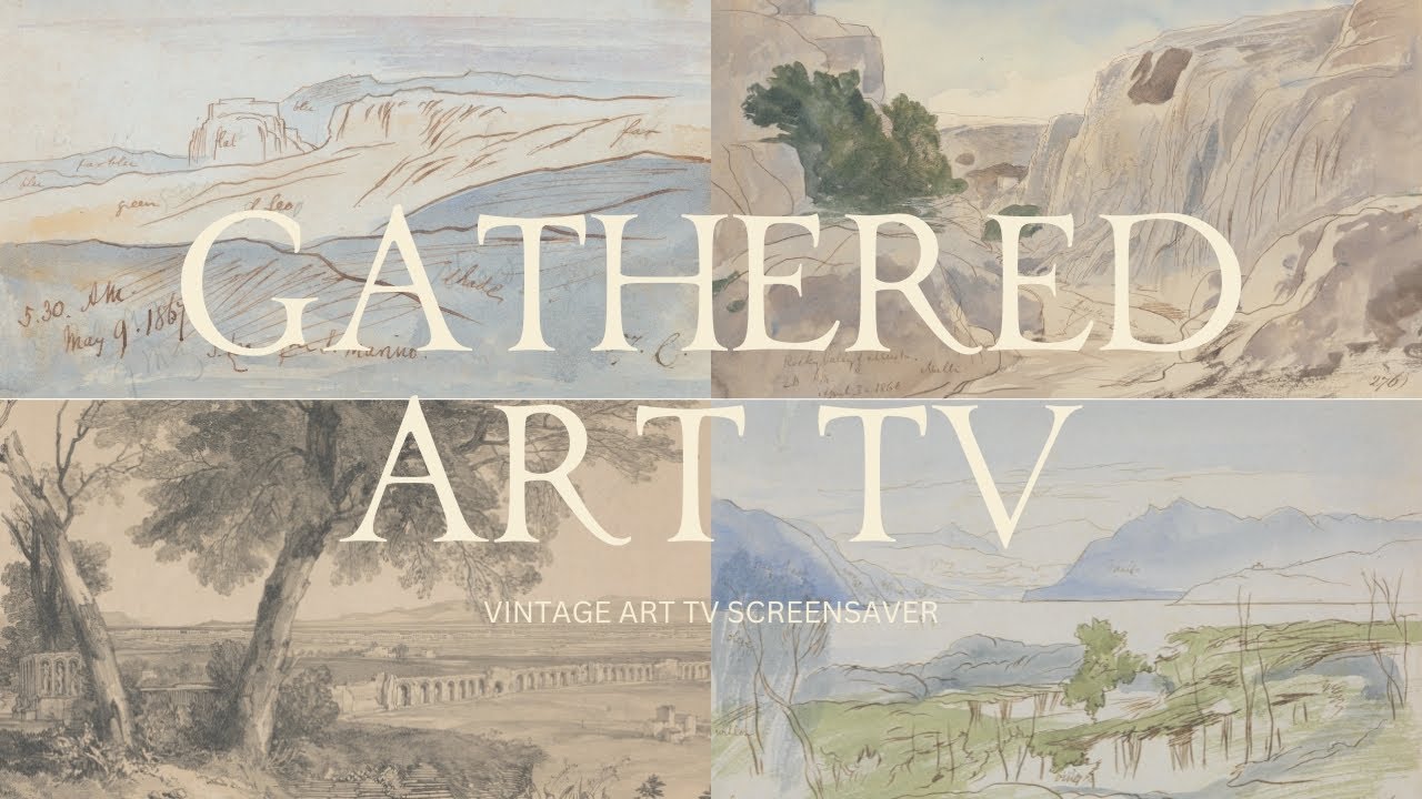 Rotating Art- Edward Lear | Frame TV Display, Vintage Art for TV, TV Display Art, TV Art Background