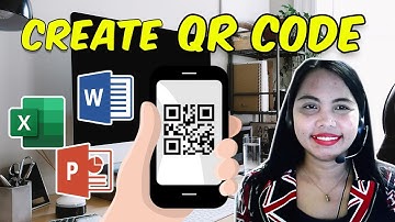 How to create QR CODE in PowerPoint, MS Word and MS Excel | Tutorial