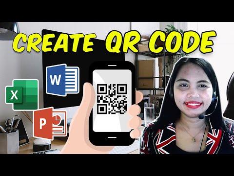 How to create QR CODE in PowerPoint, MS Word and MS Excel | Tutorial