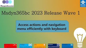 Access actions and navigation menu efficiently with keyboard.