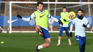 Christian Pulisic back in Chelsea training watch