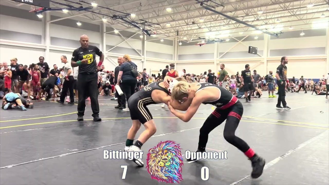 Rumble 8U Duals 67lbs - Dawson vs Brody Bogart