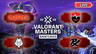 🔴 LIVE | VCT Masters Santiago! - WATCH PARTY! - NRG vs NS! G2 vs PRX!