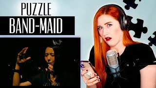 VOICE COACH REACTS | Puzzle (Acoustic)... BAND-MAID | ft. some rather interesting lyric notes