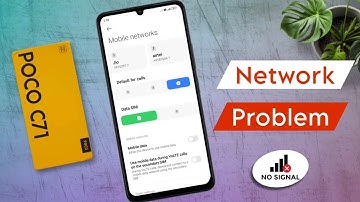Poco C71 All Network Problem Solved | How to Fix Sim Card No Network Problem in Poco C71