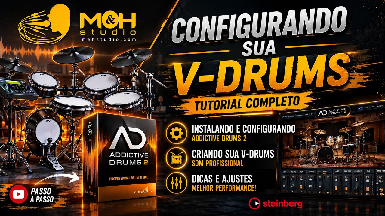 XLN Audio Addictive Drums 2 | Configurando Sua V-Drums - YouTube