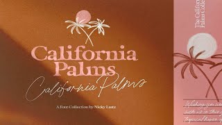 Download lagu California Palms Fonts & Graphics Font Free Download