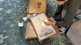 Unboxing VCK frames set of 5 (14x24, walnut)