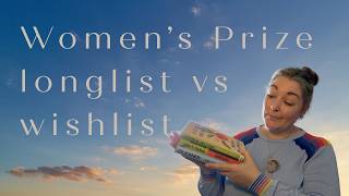 Women's Prize longlist vs wish list reading vlog 2026
