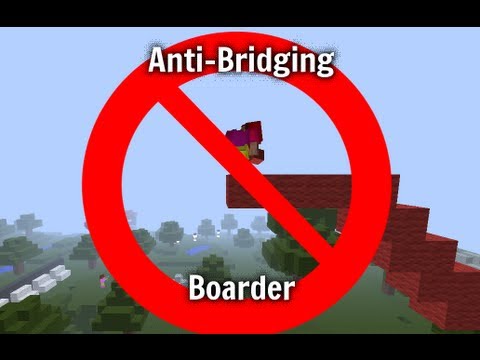 Anti-Bridging Boarders (No-Build Zones in Vanilla Minecraft)
