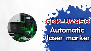 GDK automatic inline UV laser marker production line (vacuum loader --laser marker -vacuum unloader)
