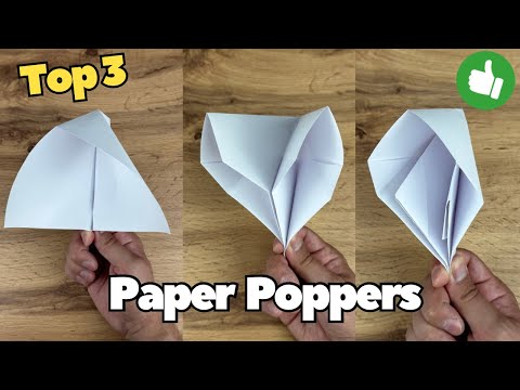 TOP 3 LOUDEST Origami Paper Poppers Tutorial 💥I Best Origami Petard From Paper Step By Step