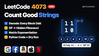 LeetCode 2466: Count Ways To Build Good Strings 🔥 | DP Explained | DSA