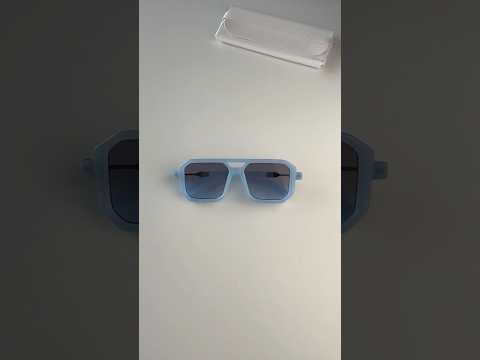 Окуляри сонцезахисні Frozen Blue з захисним футляром у подарунок, видео 1