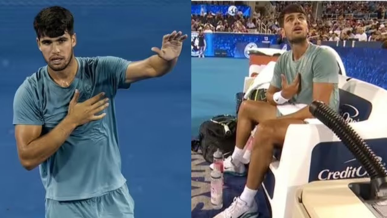 Carlos Alcaraz Clashes With Umpire in Heated Cincinnati Open Dispute -  YouTube