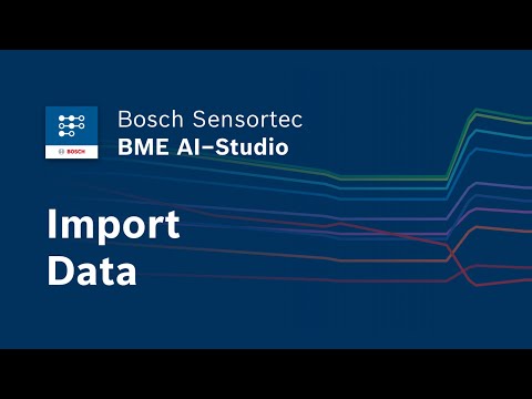 BME AI-Studio: Import Recorded Gas Data