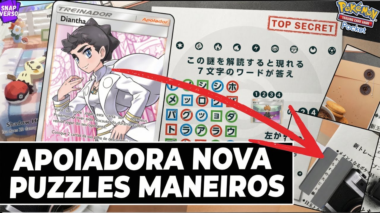 DIANTHA VEM NA PRÓXIMA EXPANSÃO!!! KALOS 100% ? - POKEMON TCG POCKET