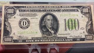 RARE - 1934 $100 FRN with a Star  ⭐️ !