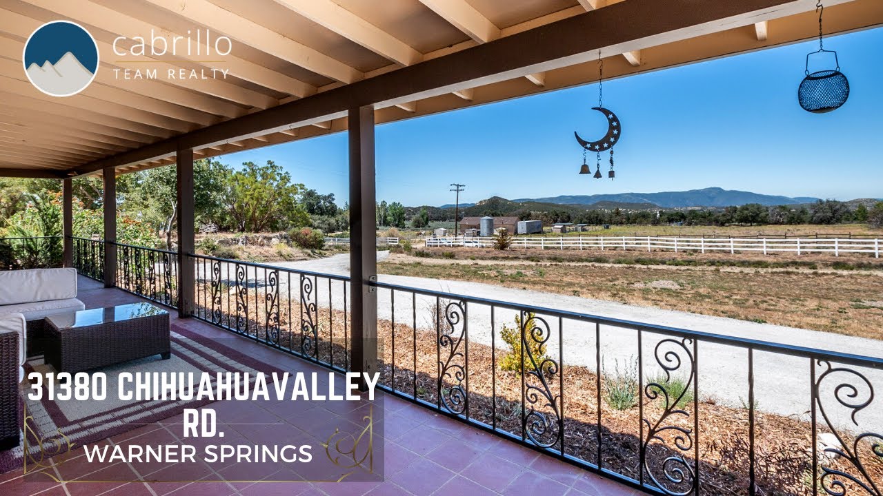 31380 Chihuahua Valley Rd., Warner Springs | CABRILLO TEAM REALTY