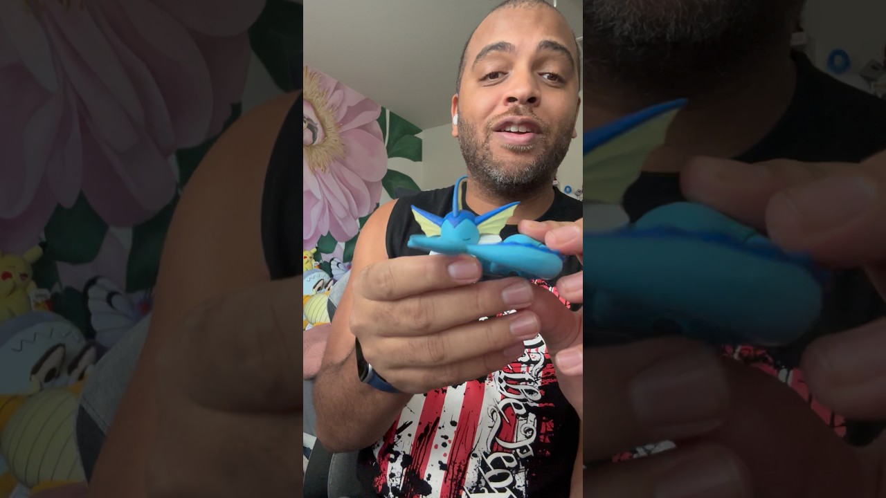 Pokémon Vaporeon Figure gift from what not seller gamer choice to Rock Mercury 