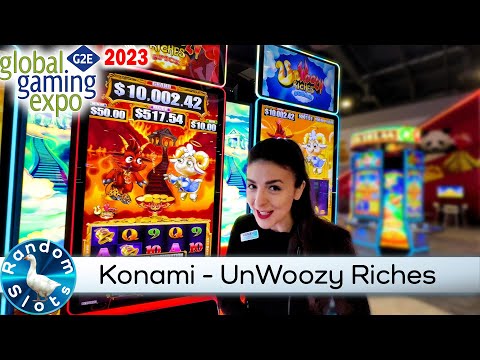 #G2E2023 Konami : UnWoozy Riches Slot Machine Preview