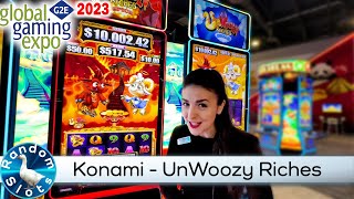 #G2E2023 Konami : UnWoozy Riches Slot Machine Preview screenshot 1
