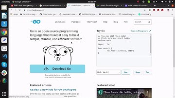 How To Install Go version latest on Linux (ubuntu 18.04 TLS)