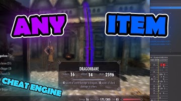 Skyrim - Any Item With Cheat Engine
