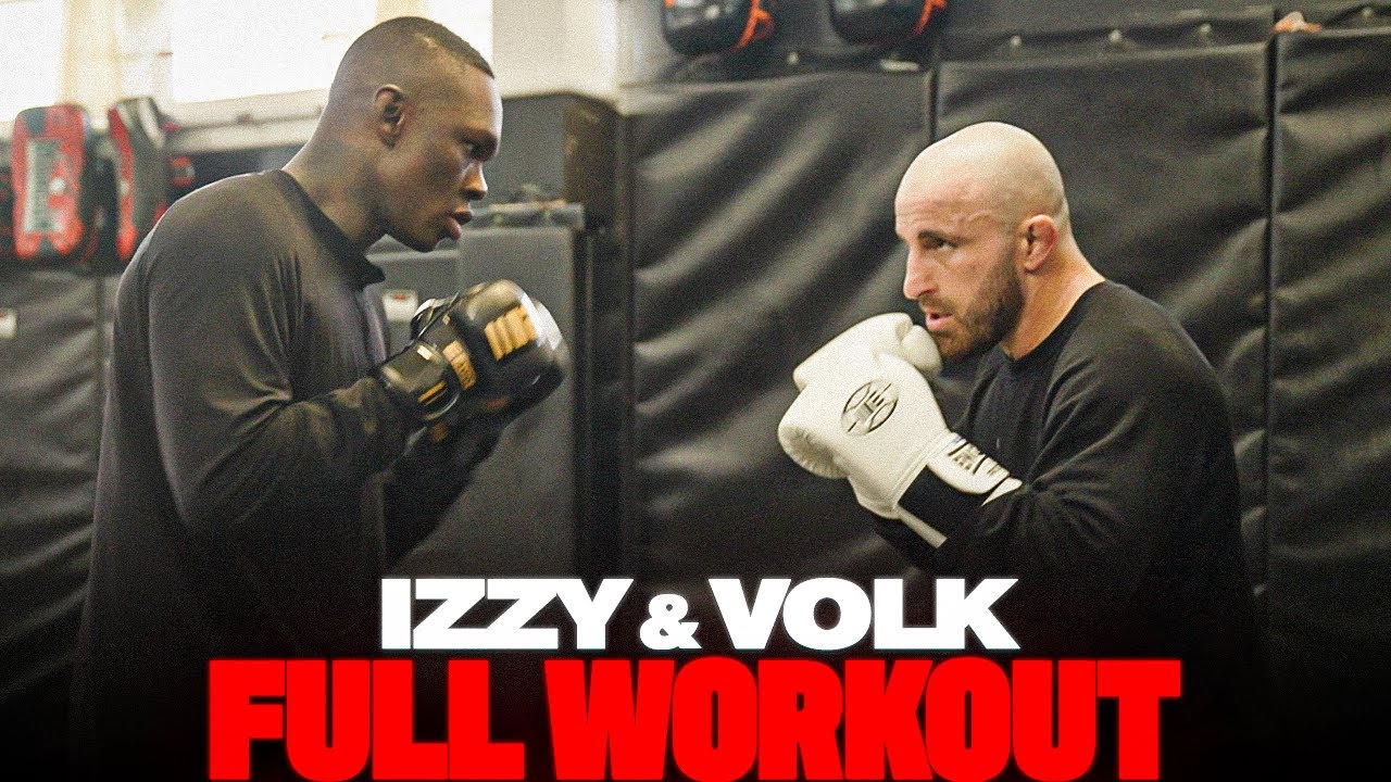 Исраэль Адесанья и Алекс Волкановски спаррингуют и тренируются на турнире Freestyle MMA